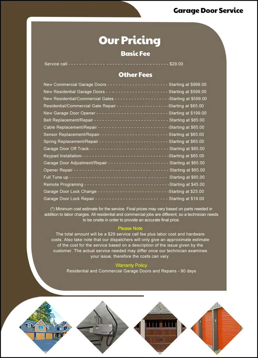 State Garage Doors Parma, OH 216-220-1488